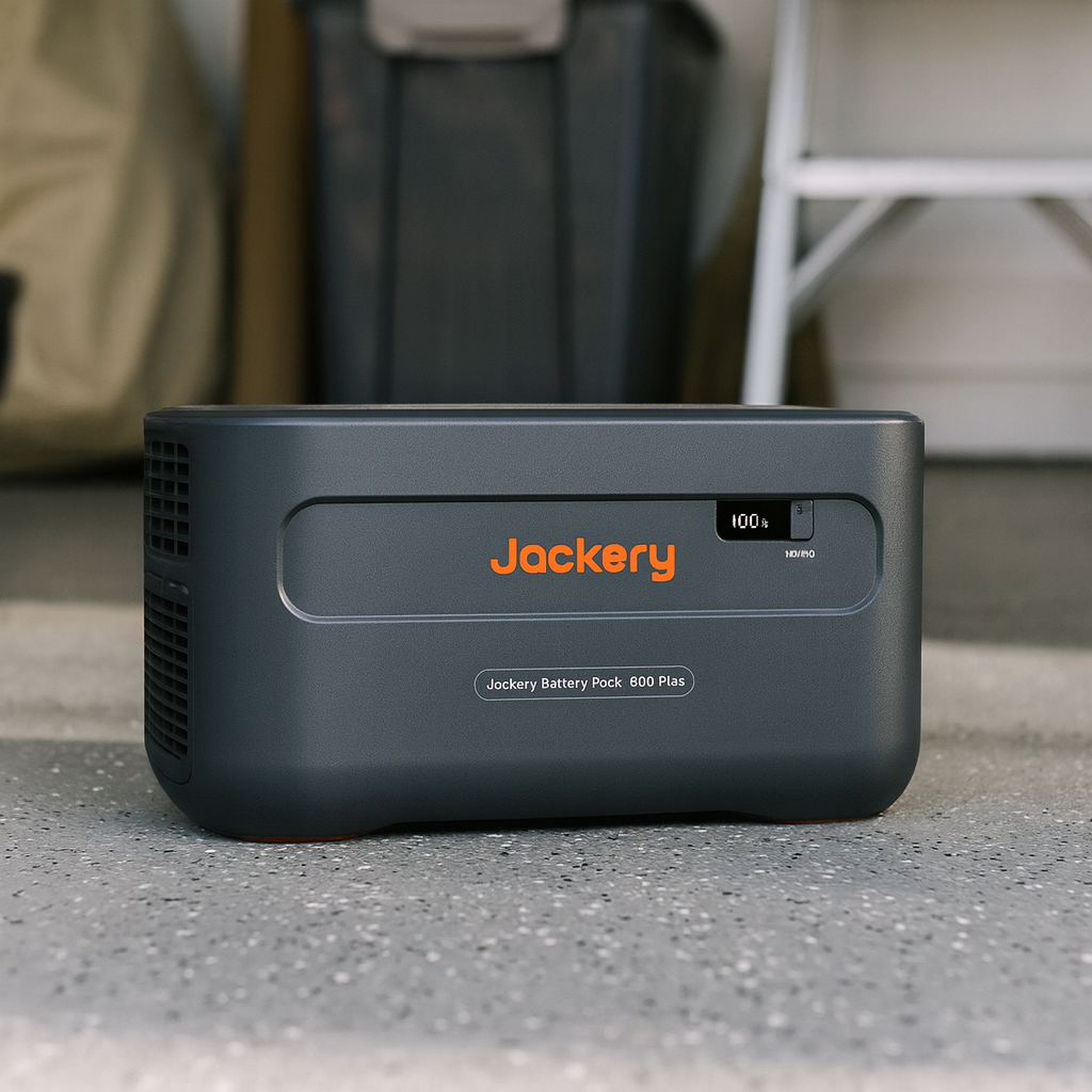 Jackery Add On Battery Pack 1000 Plus For Explorer 1000 Plus Portable Backup Energy Storage lifestyle hero image