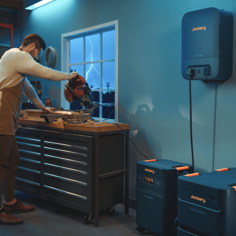 Jackery Add-On Smart Transfer Switch For Explorer 5000 Plus UPS Backup Within 20 Milliseconds
