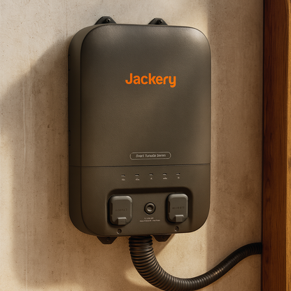 Jackery Add-On Smart Transfer Switch For Explorer 5000 Plus UPS Backup Within 20 Milliseconds lifestyle hero image
