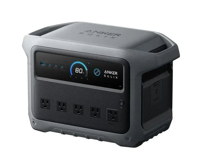 Anker SOLIX C1000 Gen2 Portable Solar Generator with Anker 200W Portable Solar Panel