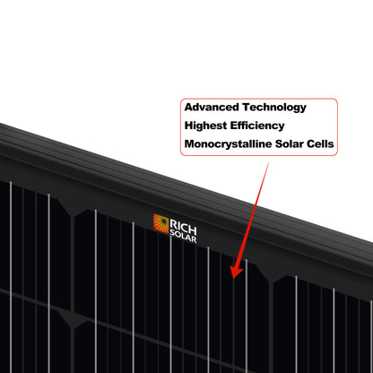 MEGA 100 ONYX | 100 Watt Black Solar Panel