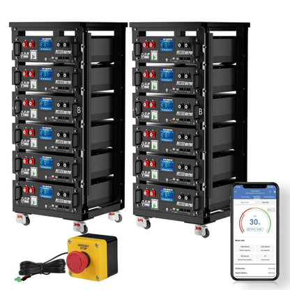 Eco-Worthy Cubix 100 Pro | 48V 100AH Server Rack Battery | Bluetooth & WiFi | Low-Temp Charge | 10 Years Warranty