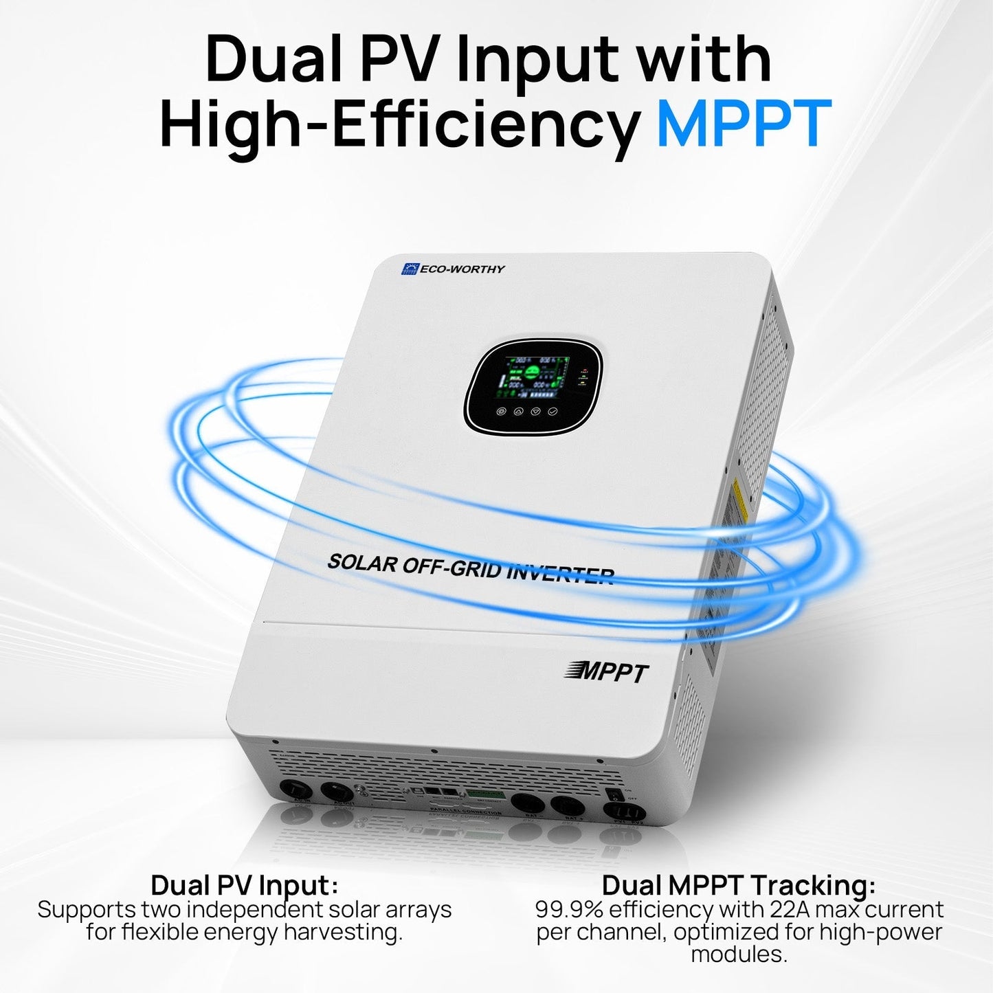 Eco-Worthy 10kW Home Backup Solar Power Bundle | PowerMega 314 51.2V 314Ah Battery and 48V 10000w Off Grid Inverter