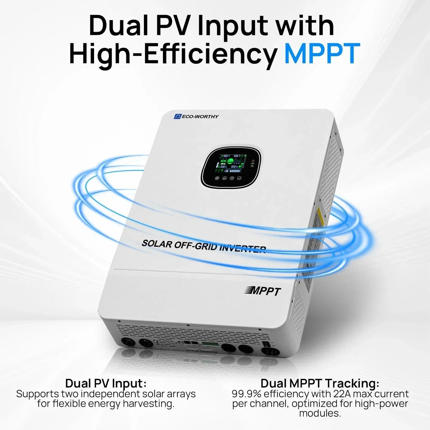 Eco-Worthy 10kW Home Backup Solar Power Bundle | PowerMega 314 51.2V 314Ah Battery and 48V 10000w Off Grid Inverter
