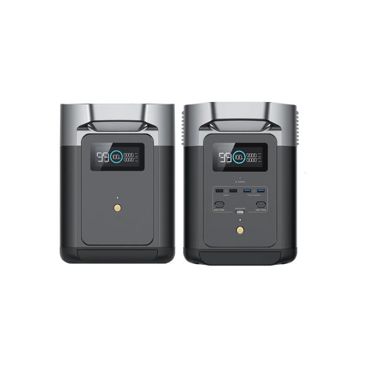 EcoFlow DELTA 2 + DELTA 2 Smart Extra Battery | 2048Wh Portable Power Station Expandable Backup Battery