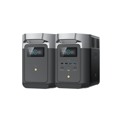 EcoFlow DELTA 2 + DELTA 2 Smart Extra Battery | 2048Wh Portable Power Station Expandable Backup Battery