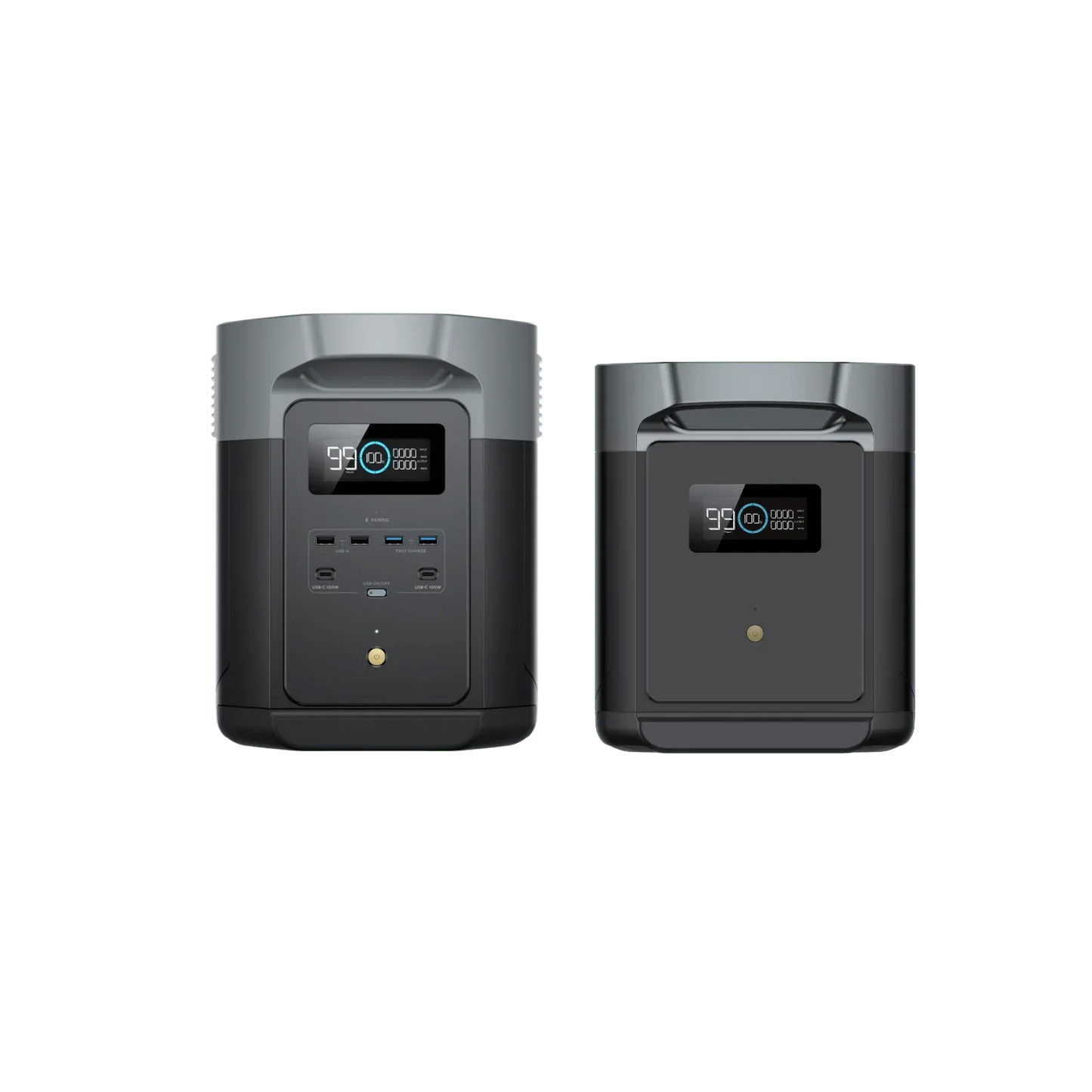 EcoFlow DELTA 2 Max + DELTA 2 Max Extra Battery | 2048Wh, 3400W, X-Stream, 10Y | Expandable to 6144Wh