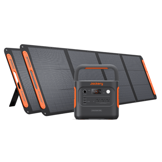 Jackery Portable Solar Generator Power Station 2000 v2 Backup Power for Home Electronics Indoor Use