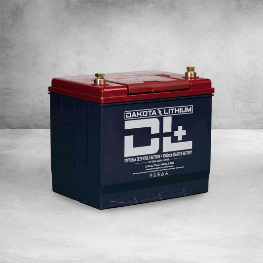 Dakota Lithium + 12V 135Ah Dual Purpose Starter Battery Plus Deep Cycle Performance