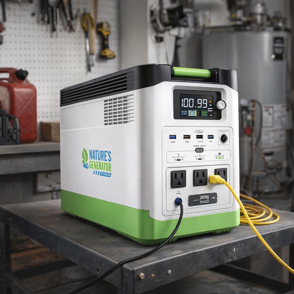 High Capacity 1800W Power Station, 1440Wh Expandable Lithium Battery, Model 1800W for Home and Outdoor Use — lifestyle hero image