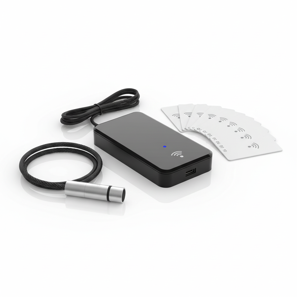RFID + 10 Cards + Cable Lock product image
