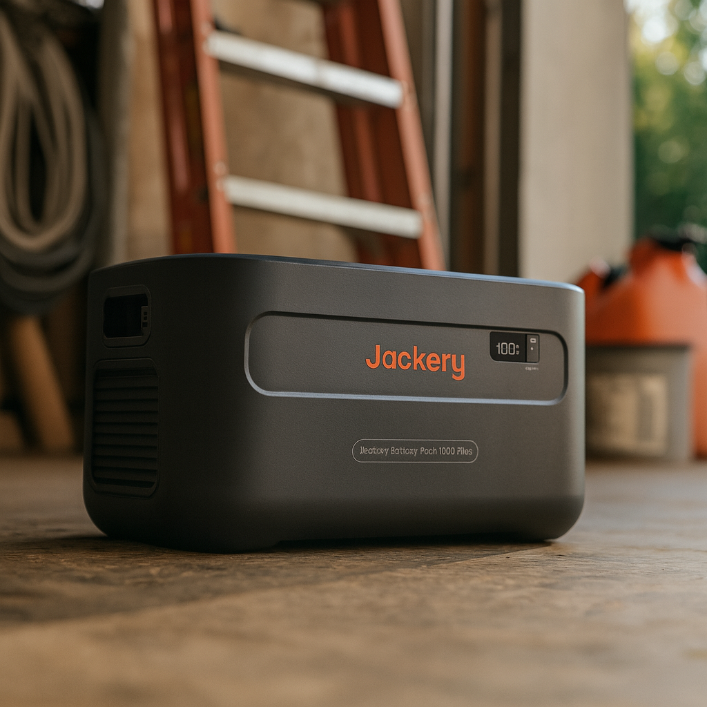 Jackery Battery Pack 1000 Plus Portable Power Source 1264 Wh lifestyle hero image