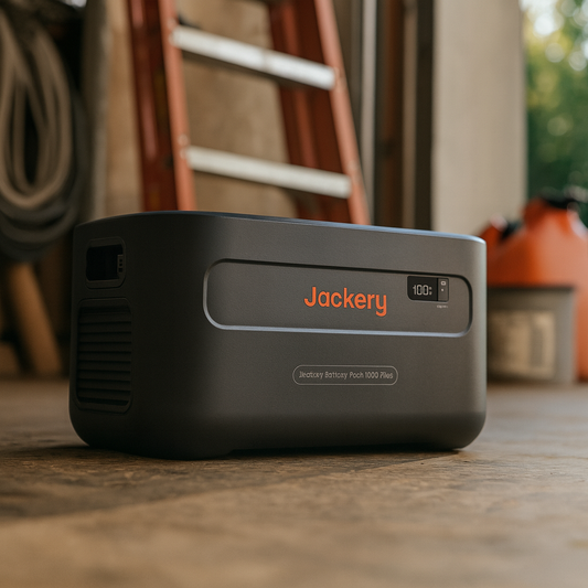 Jackery Battery Pack 1000 Plus Portable Power Source 1264 Wh lifestyle hero image