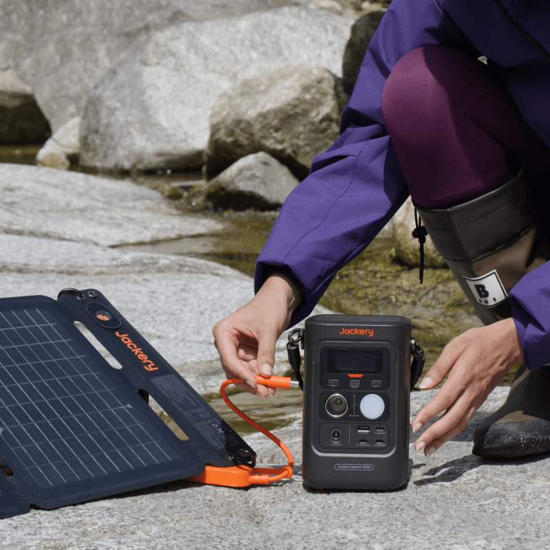Jackery Explorer 300D Portable Power Station 288Wh Emergency Backup Power And On The Go Device Charging