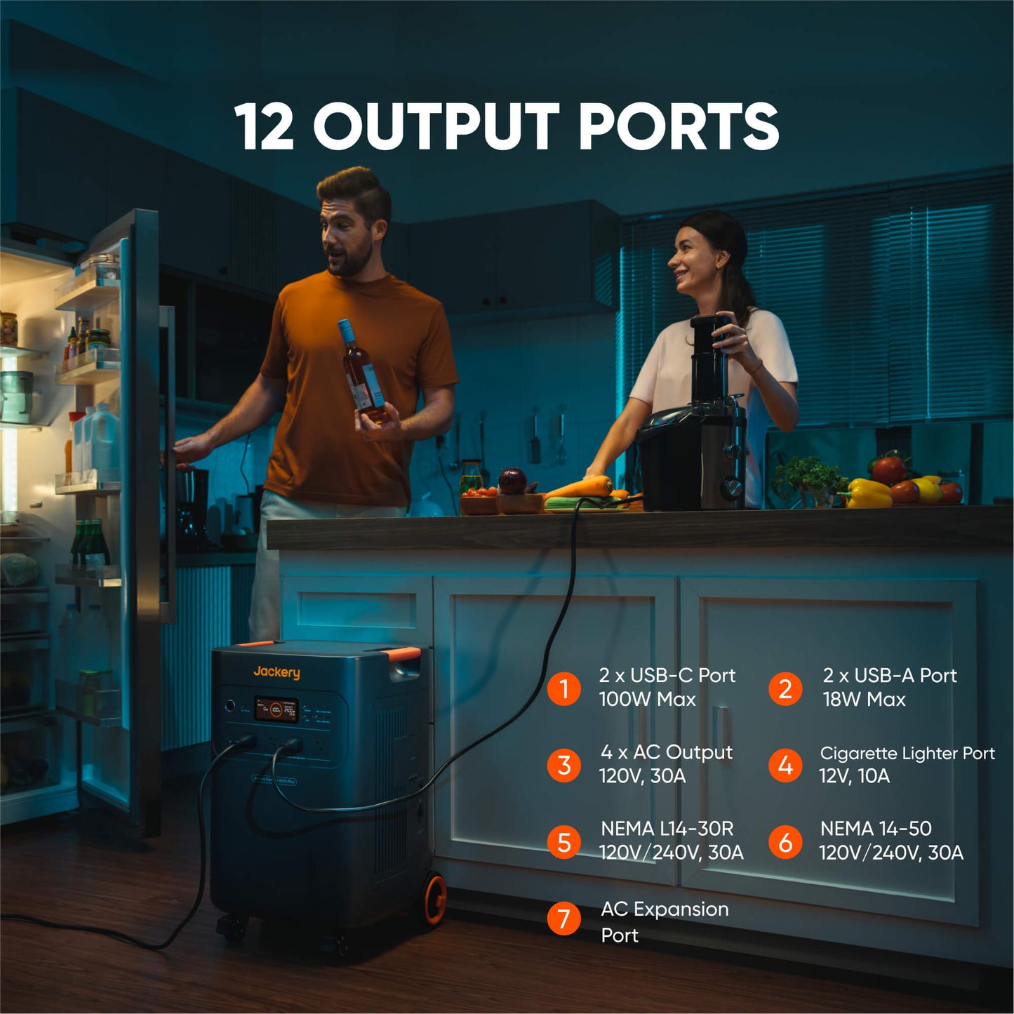 Jackery Portable Power Station Explorer 5000 Plus 10kWh Backup Power for Homes and Outdoor Use