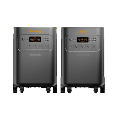 Jackery Explorer 5000 Plus Double Kit 10kWh Portable Solar Generator System For Emergency Home Backup