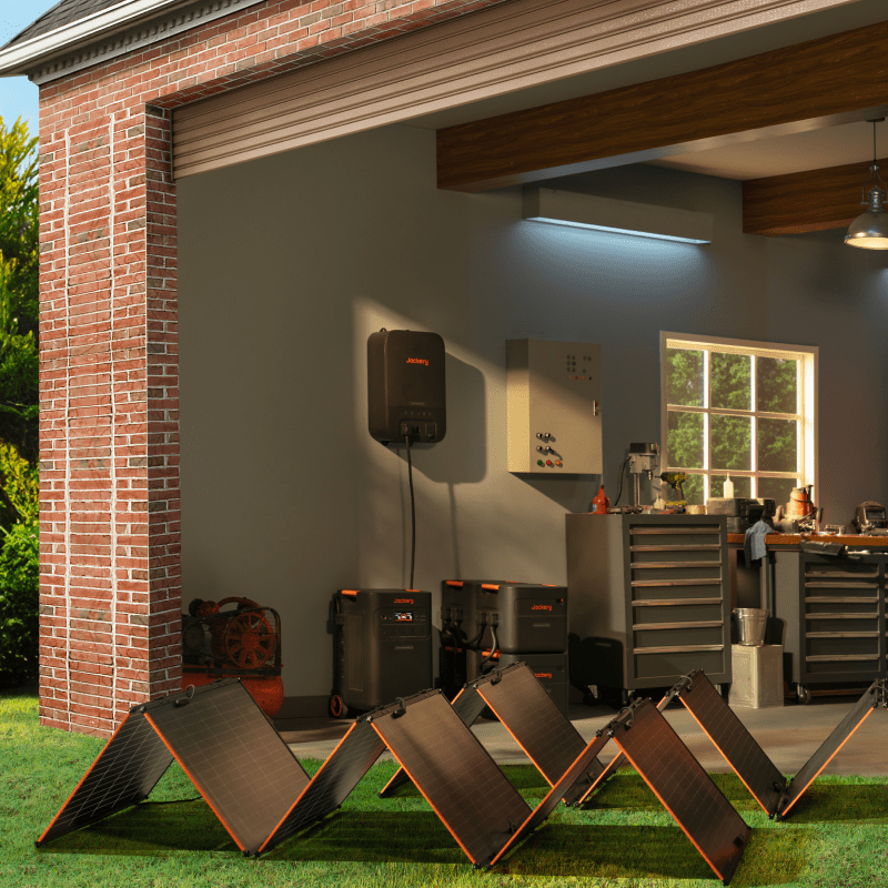 Jackery Explorer 5000 Plus Double Kit 10kWh Portable Solar Generator System For Emergency Home Backup