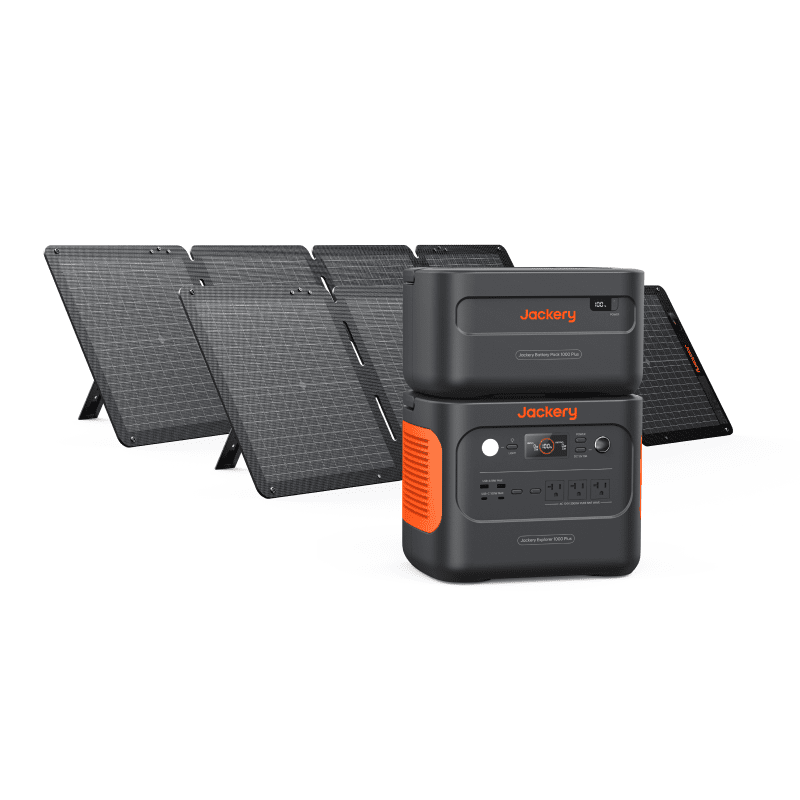 Jackery Solar Generator 1000 Plus Portable Power Station For Home Backup Power And Off Grid Use