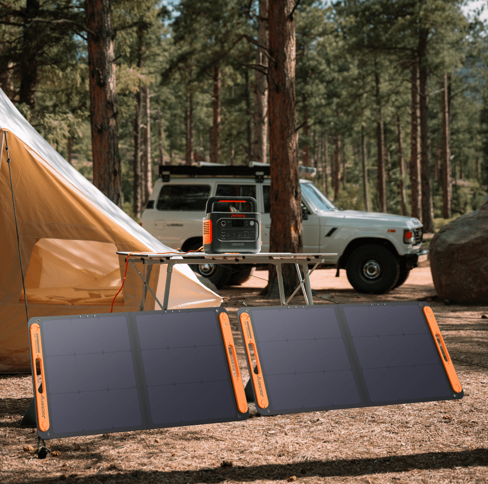 Jackery Solar Generator 1000 v2 Portable Power Station For Home Backup And Off Grid Charging