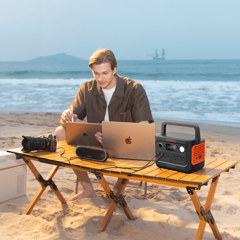 Jackery Portable Power Station Explorer 300 v2 for Outdoor Recreation, Camping and Emergency Power Backup