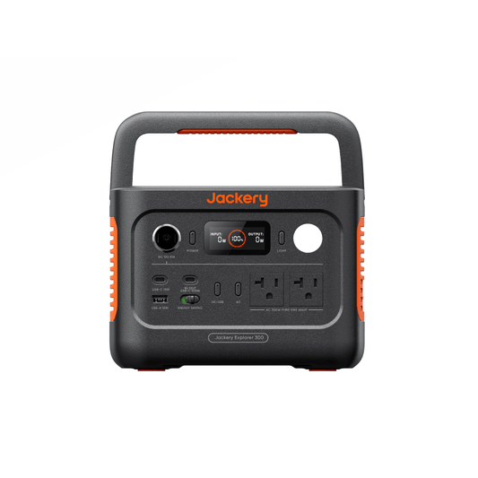 Jackery Portable Power Station Explorer 300 v2 for Outdoor Recreation, Camping and Emergency Power Backup