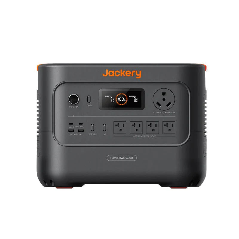 Jackery Solar Generator HomePower 3000 3072 Wh Capacity 3600 W Continuous Output Emergency Backup Power Off Grid