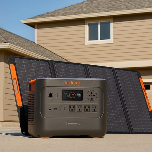 Jackery Solar Generator HomePower 3000 3072 Wh Capacity 3600 W Continuous Output Emergency Backup Power Off Grid lifestyle hero image