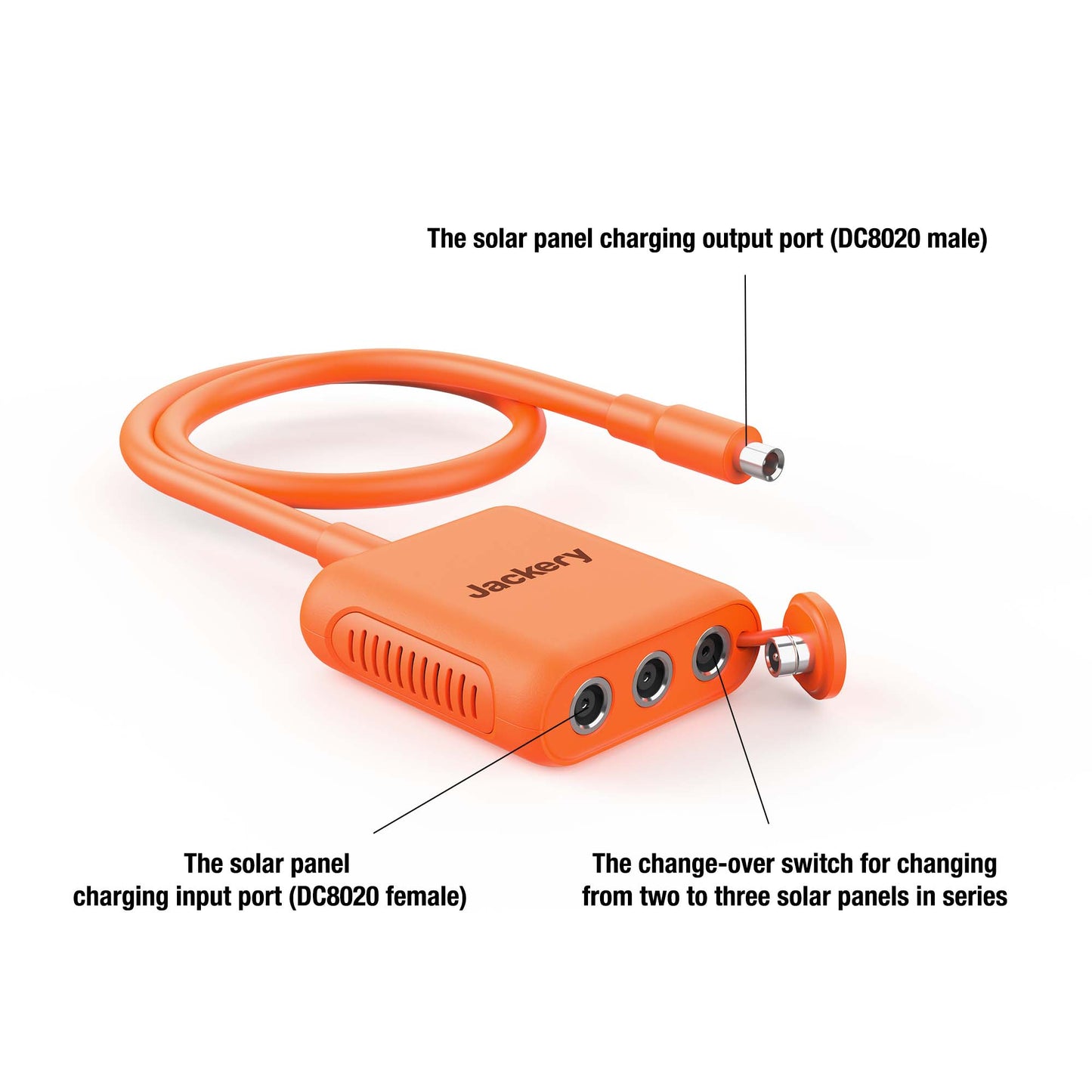 Jackery Solar Panel Connector Kit With 1 Male And 3 Female Connectors For Solar Generators 700 Plus To 3000 Pro