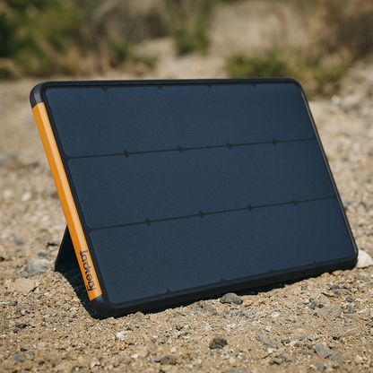Jackery SolarSaga 100 Prime Portable Solar Panel for RVs and Camping Emergency Power lifestyle hero image
