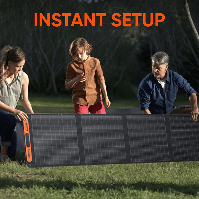 Jackery SolarSaga 200W Solar Panel for Portable Power Outdoor Use Usb Charging Devices