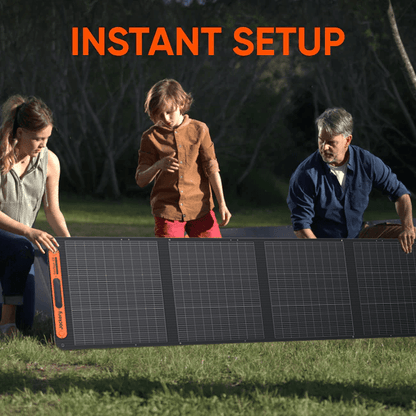 Jackery SolarSaga 200W Solar Panel for Portable Power Outdoor Use Usb Charging Devices
