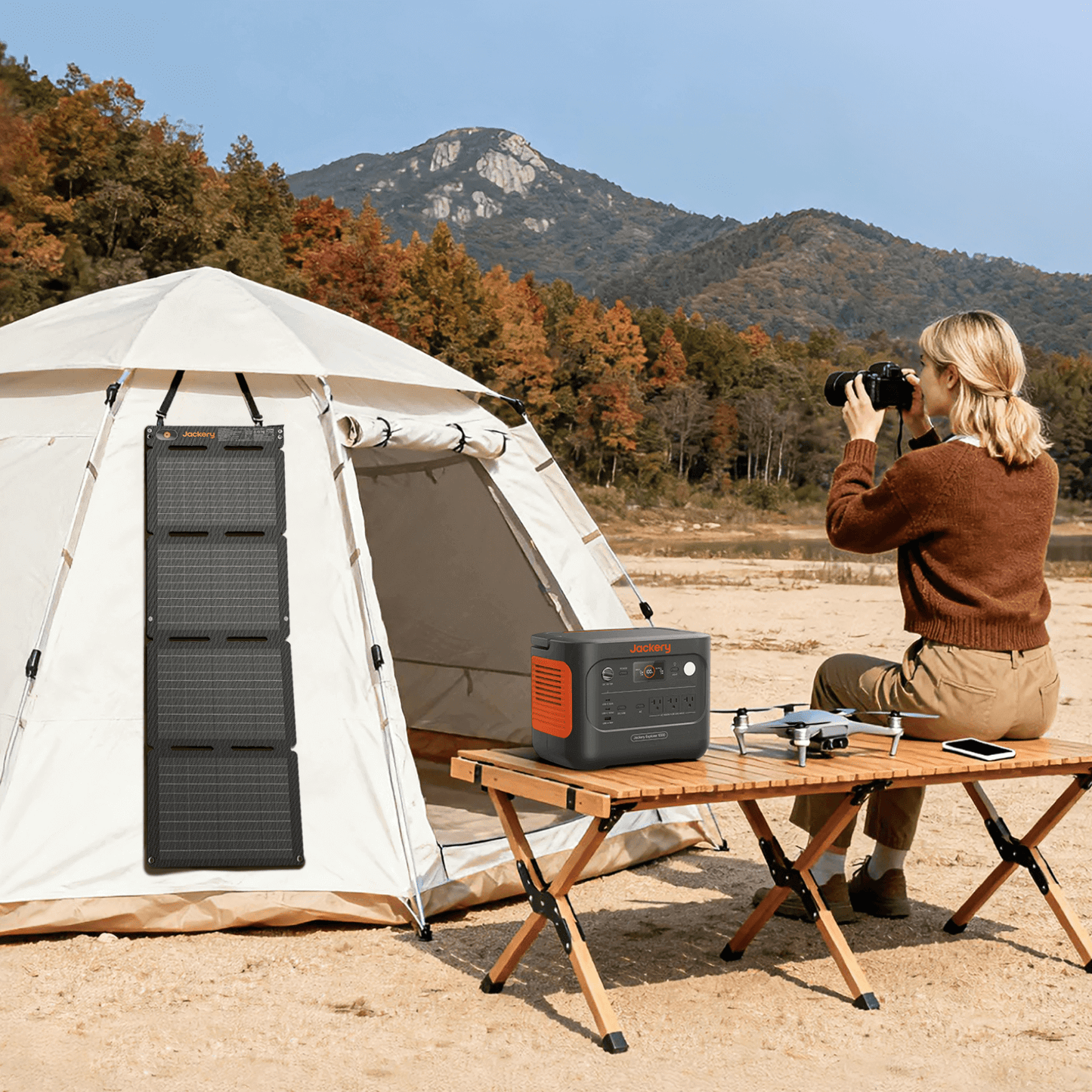 Jackery SolarSaga 40 Air Portable Solar Panel With Usb Direct Charging For Off Grid Smartphone Power On The Go