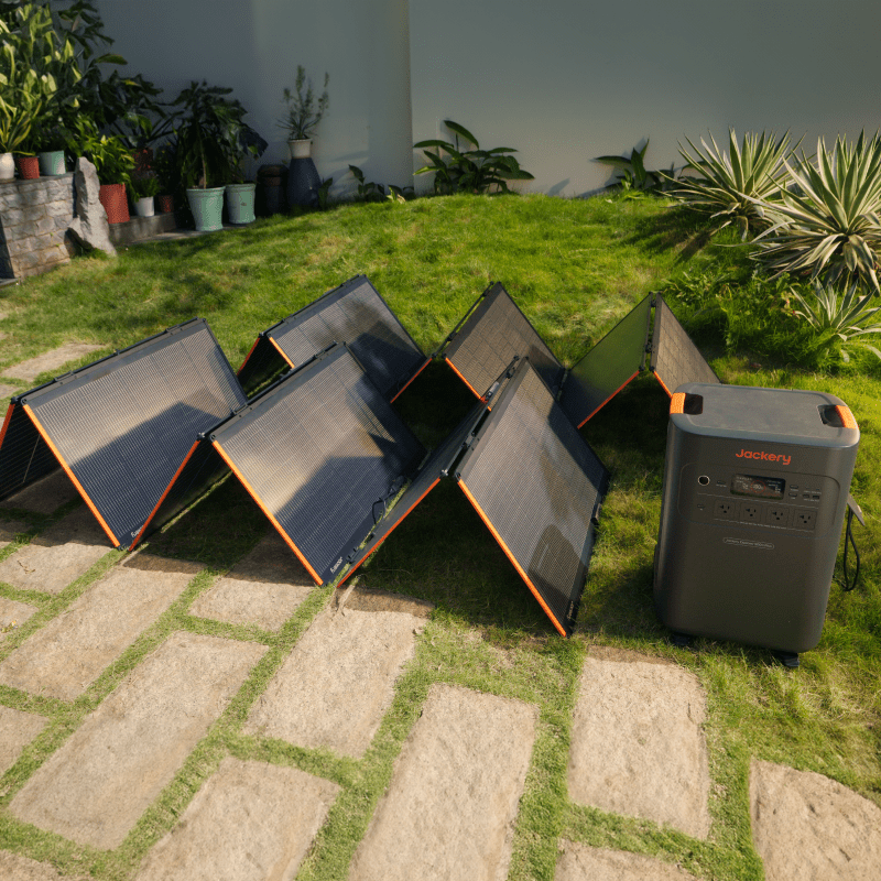 Jackery Add-On SolarSaga 500 X Six-Panel Array Portable Solar Charging Kit for Jackery Power Stations