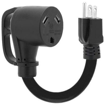 Nature's Generator 30A to 15A Step Down Adapter for 120V Systems and 6 Circuit Transfer Switch Compatibility