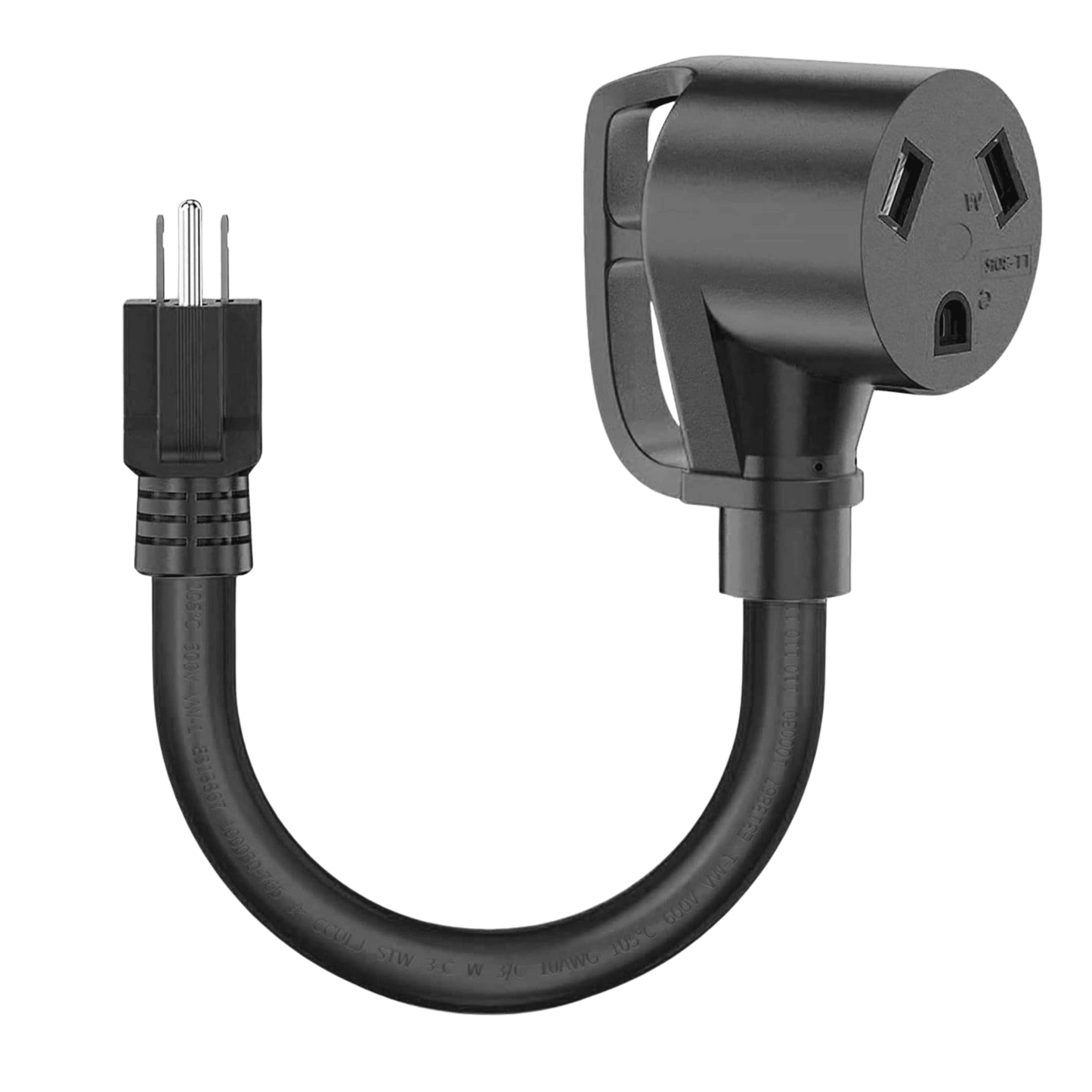 Nature's Generator 30A to 15A Step Down Adapter for 120V Systems and 6 Circuit Transfer Switch Compatibility