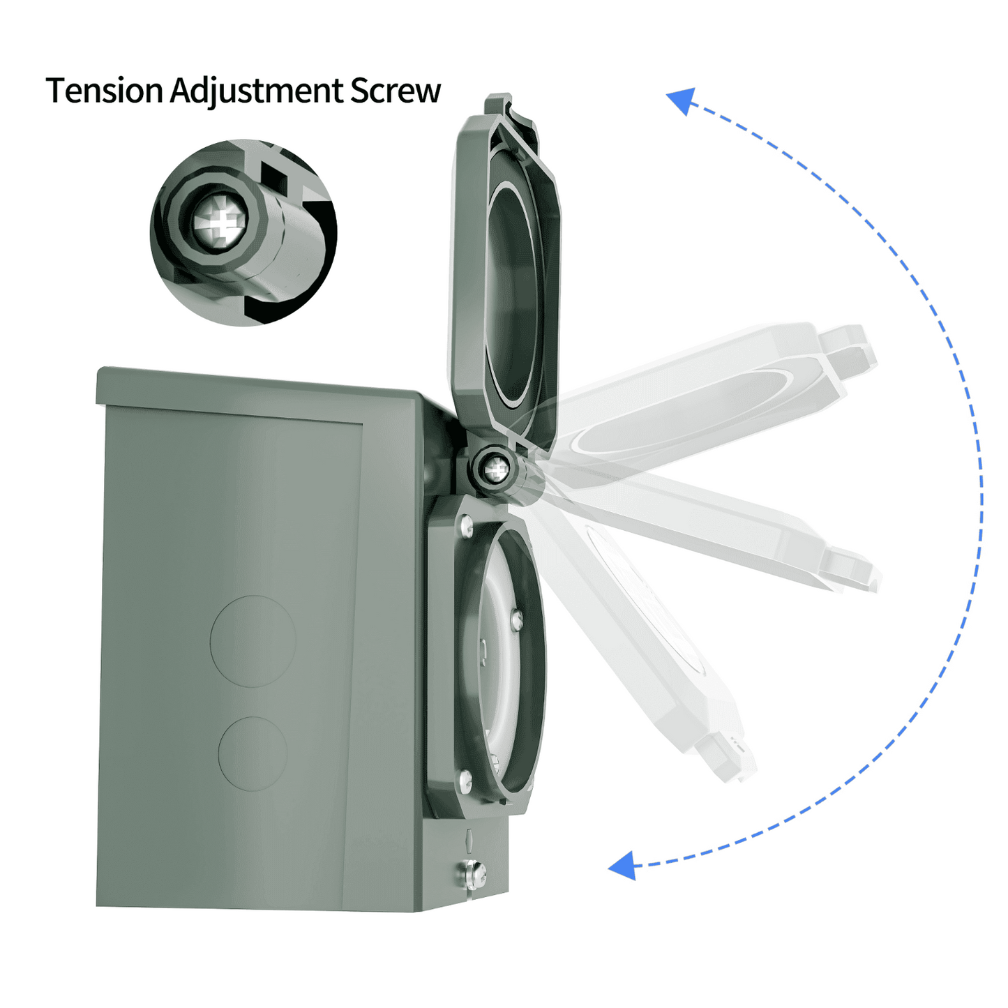 Nature's Generator 50A Power Inlet Box CS6375 Inlet Connector for Generator Transfer Switch
