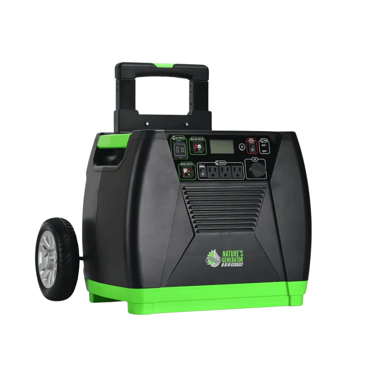 Nature's Generator Elite Portable Power Station For Home Backup And Off Grid Use