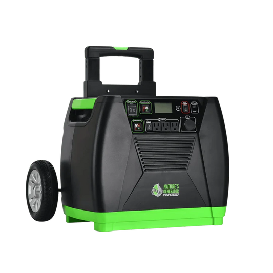 Nature's Generator Elite Portable Power Station For Home Backup And Off Grid Use