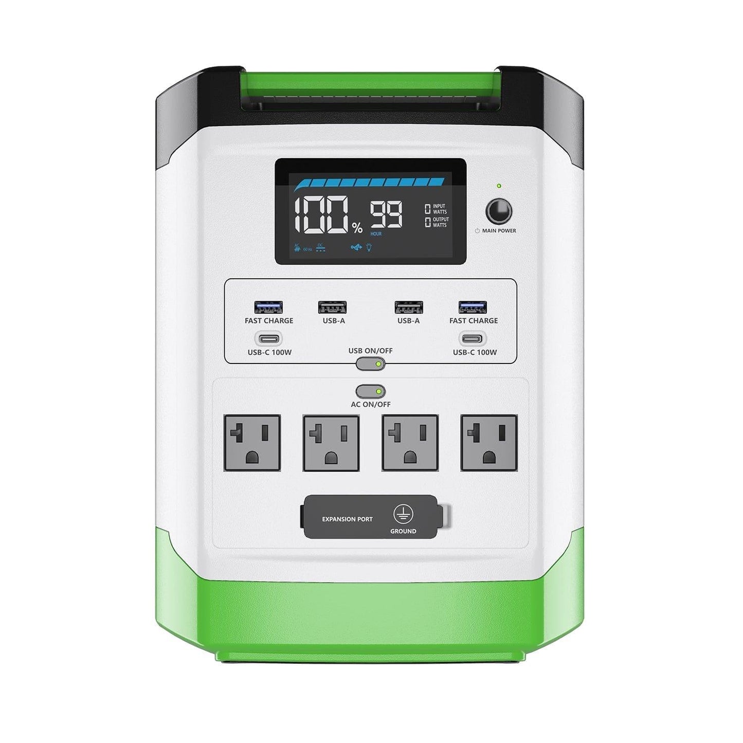High Capacity Lithium 1800 Solar Generator and Transfer Switch