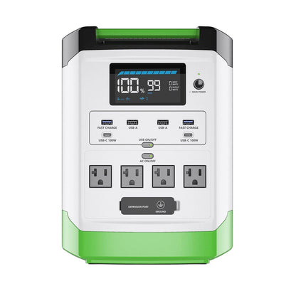 High Capacity Lithium 1800 Solar Generator and Transfer Switch