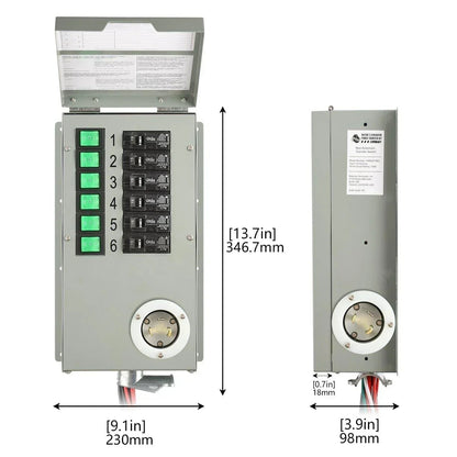 Nature's Generator Lithium 1800 Solar Generator and Transfer Switch