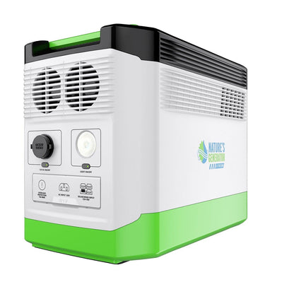 Lithium 1800 Solar and Wind Generator 1800W Power Station with Dual Charging Outdoor Use