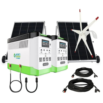 Nature's Generator Lithium 1800 Solar and Wind Generator