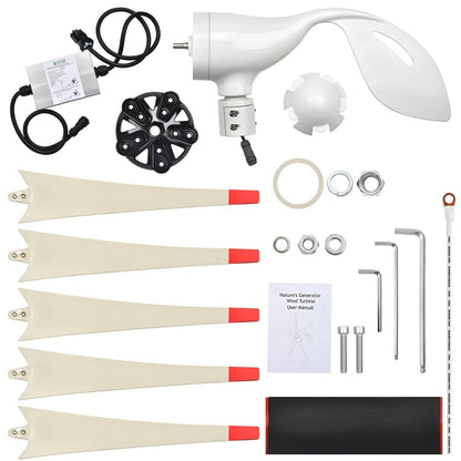 Lithium 1800 Solar and Wind Generator 1800W Power Station with Dual Charging Outdoor Use