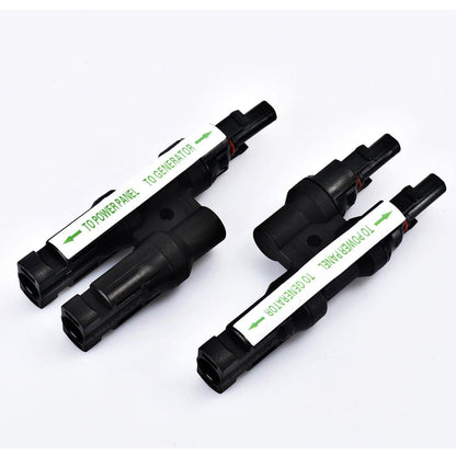 Nature's Generator MC4 Branch Connectors For Parallel Solar Panel Expansion Compatible With Nature's Generator Panels