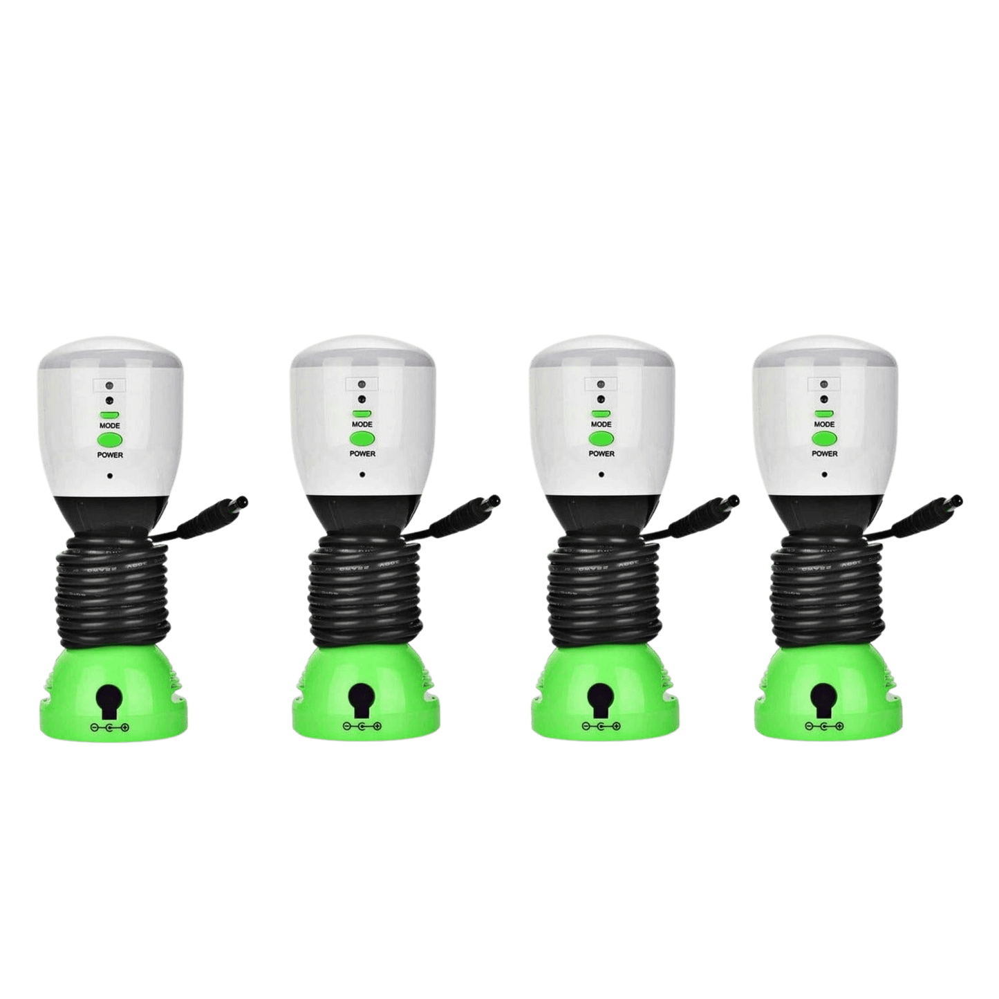 Nature's Generator Power Light 400 Lumens 4 Pack Includes 10 Foot Connection Cable Auto Sensing On Off