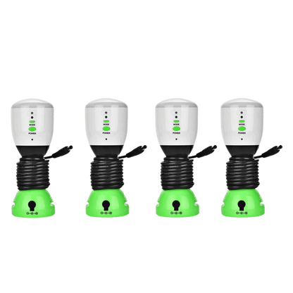 Nature's Generator Power Light 400 Lumens 4 Pack Includes 10 Foot Connection Cable Auto Sensing On Off