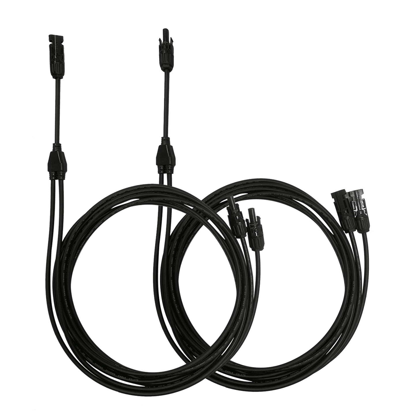 Nature's Generator 10ft MC4 Branch Cables for Parallel Solar Panel Connections and Expandability