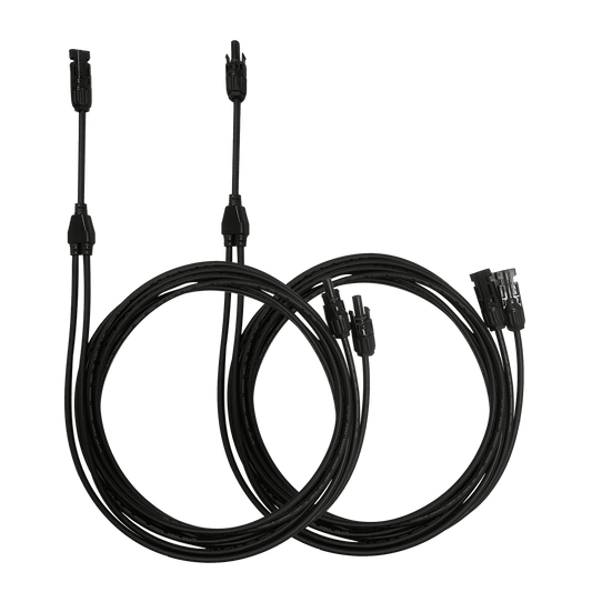 Nature's Generator 10ft MC4 Branch Cables for Parallel Solar Panel Connections and Expandability