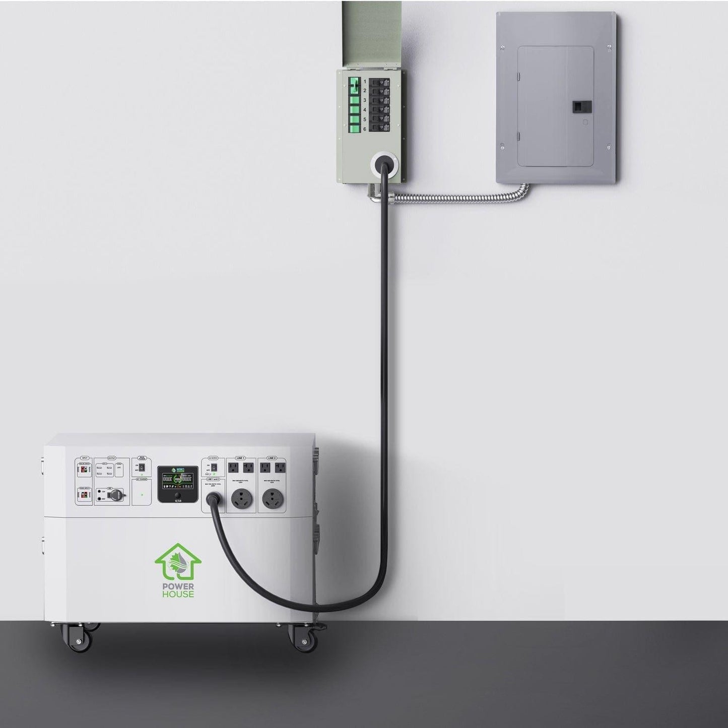 Nature's Generator Refurbished 120V/240V Manual Transfer Switch 30A 6-Circuit for Home Power